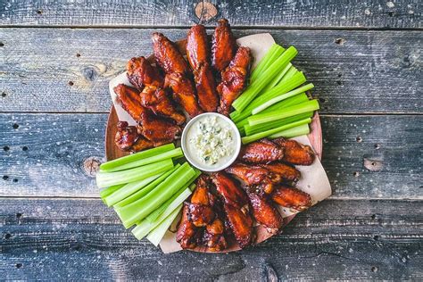 Chicken party wings. These Crispy Oven Baked Chicken Wings are baked crispy outside and then tossed in buffalo sauce for the perfect party appetizer! 