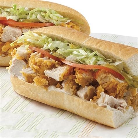 Chicken tender sub. 16 pieces of our freshly prepared chicken, available in Original Recipe or Hot & Spicy, 8 biscuits, and 4 large sides of your choice. $54.99. 12 pc. Chicken Meal. 12 pieces of our freshly prepared chicken, available in Original Recipe or Hot & Spicy, 6 biscuits, and 3 large sides of your choice. $43.99. 
