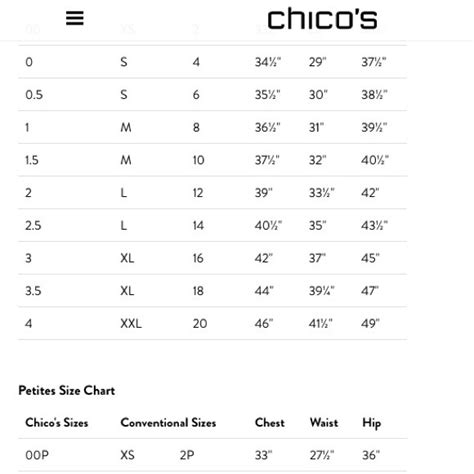 Chico's size 3 tops. Things To Know About Chico's size 3 tops. 
