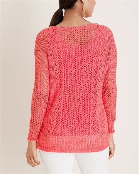 Chicos pullover sweater. Women's Online Exclusive Sweaters. Shop Chico’s latest collection of sweaters, pullovers, and cardigans. This collection of women’s sweaters is exclusively online and not available in any boutiques, so you definitely don't want to miss out on these stylish finds. 