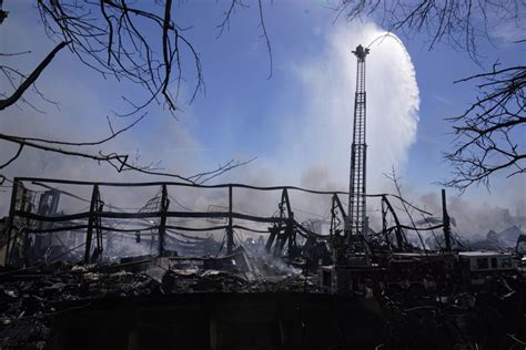 Chief: Flames out, but Indiana plastic fire still smoldering