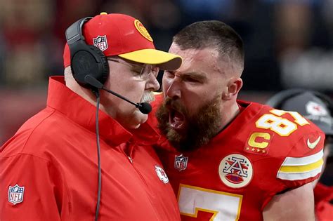 Chiefs Travis Kelce knows he crossed the line during interaction with Andy  Reid in Super Bowl