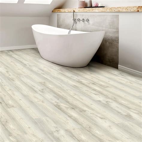 Chiffon Lace Oak 30 MIL x 8.7 in. W x 48 in. L Click Lock Waterproof Luxury Vinyl Plank Flooring (20.1 sq. ft./case) It's time to make a change; start by adding 100% waterproof Lifeproof Rigid Core luxury vinyl flooring to your home or business.. 