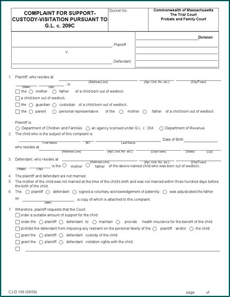 Child Custody Modification Forms Illinois Form Resume Examples 
