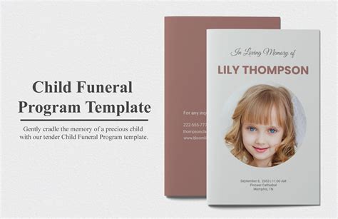 Child Funeral Program
