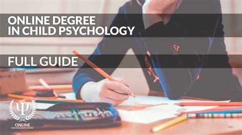 Child psychology degree. Child psychology examines changes in motor skills, cognitive development, language acquisition and identity formation. This online course provides insight into ... 