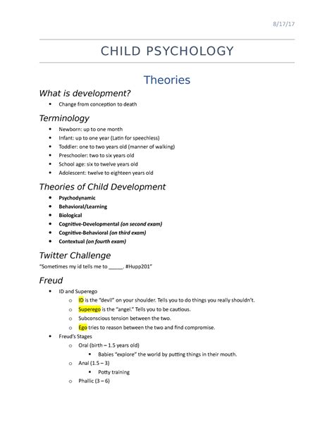 Child psychology study guide and answers. - Elenco della quadreria del signor conte teodoro lechi.