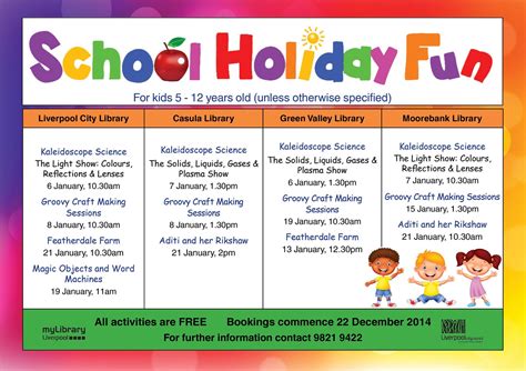 Childcare And Summer Activities During School Summer Holidays