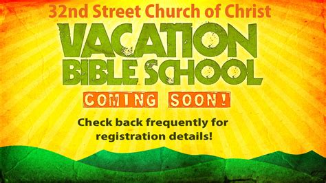 Children’s Bible Activities – 32nd Street Church of Christ