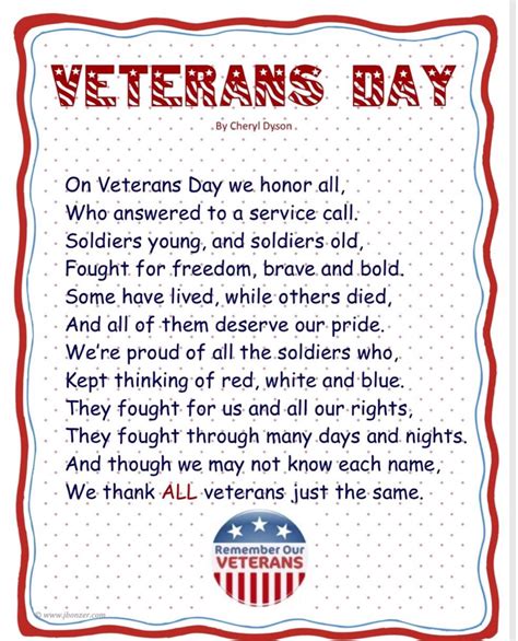 Children S Veterans Day Poems Veterans Day Speeches Veterans Day Activities Veterans Day Quotes