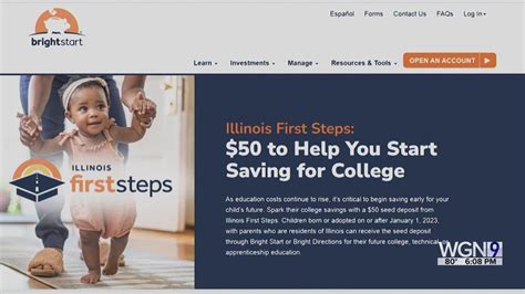 Children get $50 for college costs from Illinois
