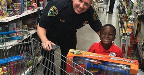 Children get to 'shop with a cop' Tuesday