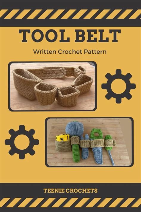 Children s Tool Belt Written Crochet Pattern
