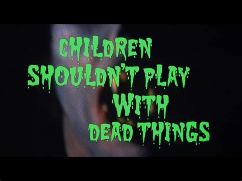 Read Online Children Shouldnt Play With Dead Things Dead Things 1 