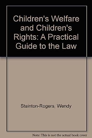 Childrens welfare and childrens rights a practical guide to the law. - Chemsitry ch 21 answers study guide.