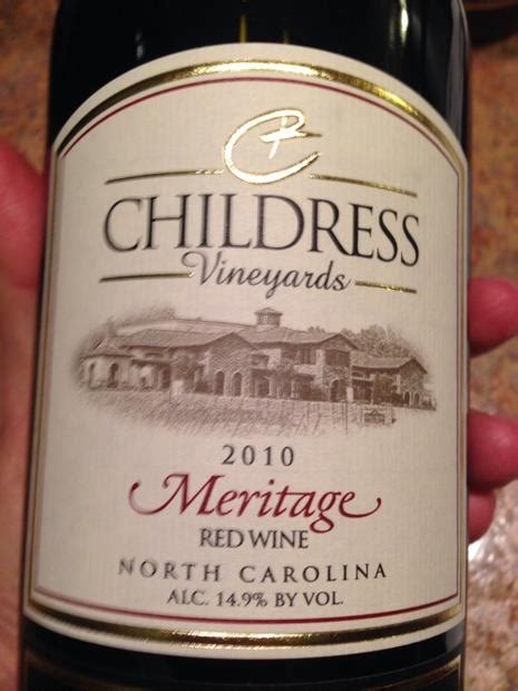 Childress Vineyards - CellarTracker