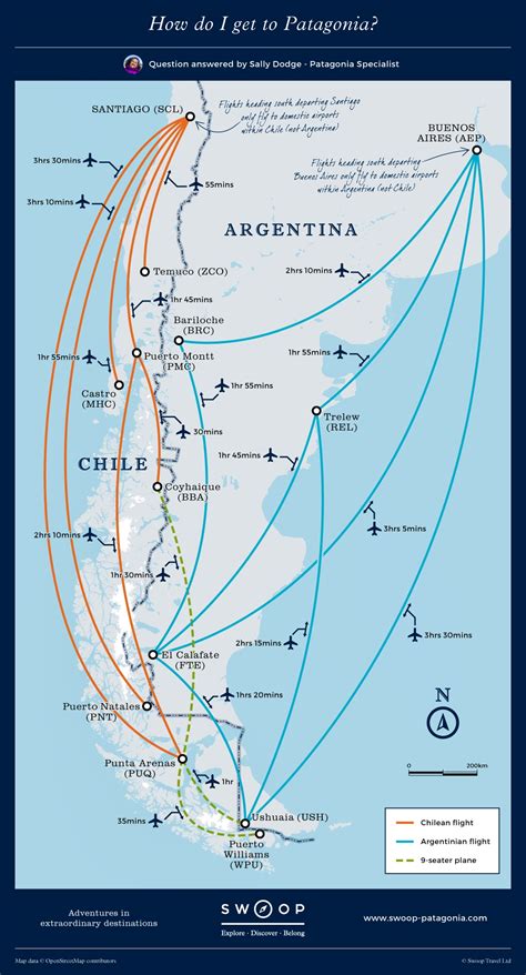 The total flight duration from Philadelphia, PA to Chile is 10 hours, 8 minutes. This assumes an average flight speed for a commercial airliner of 500 mph, which is equivalent to 805 km/h or 434 knots. It also adds an extra 30 minutes for take-off and landing. Your exact time may vary depending on wind speeds..