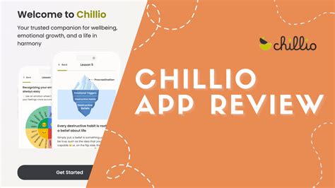 Chillio app review.  My biggest &ldquo;good thing&rdquo; about it is that the visual time...