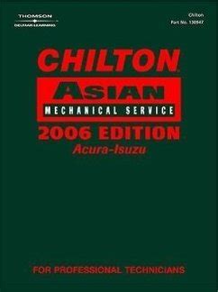 Chilton Asian Mechanical Service Manual Set