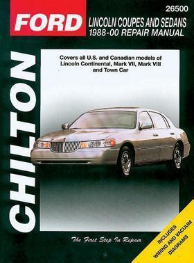 Chilton repair manual lincoln town car. - Aspectos teórico-prácticos del tercero civilmente responsable en el proceso penal.