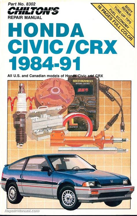 Chilton s honda civic crx 1984 91 repair manual chilton. - Manuale d'uso modello saratoga spa balboa.