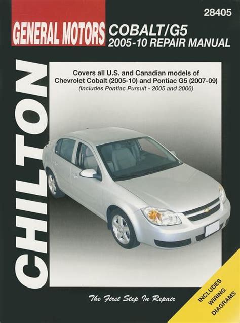 Chilton total car care gm chevrolet cobalt 2005 10 and pontiac g5 2007 09 and pursuit 2005 2006 repair manual. - Ski doo skandic tundra 2005 service shop manual.