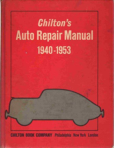 Chiltons auto repair manual 1940 1953 collectors edition. - Isuzu 3lb1 engine parts and repair manual.