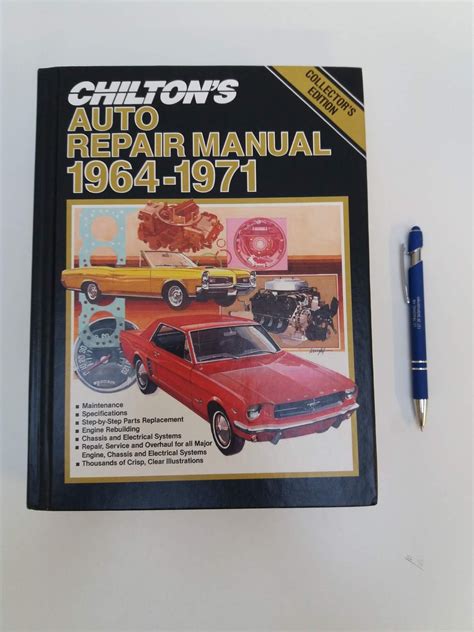 Chiltons auto repair manual 1964 1971 copyright 1971. - Junkers gas water heater user guide.