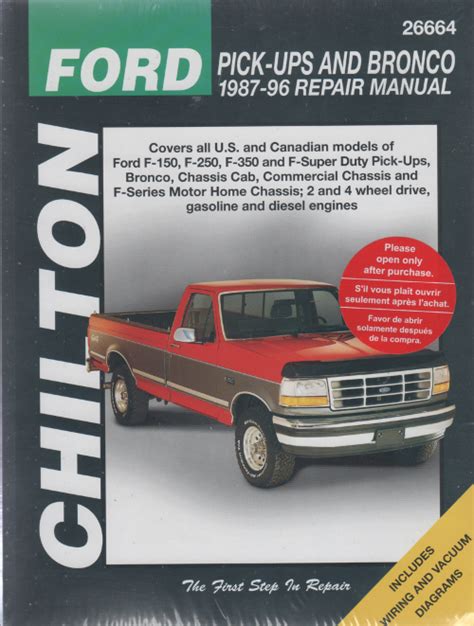 Chiltons ford pick up e bronco 1987 96 manuale di riparazione chiltons total car care repair manual. - Bmw owner manual gs r1200 2015.