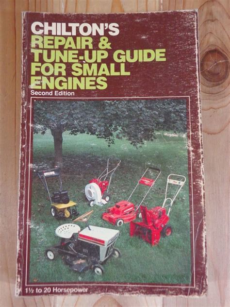 Chiltons guide to small engine repair up to 6 hp chiltons repair manual. - 75 horse johnson sea horse manual.