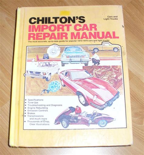 Chiltons import car repair manual by chilton book company. - Methoden der empirischen kommunikationsforschung. eine einführung..