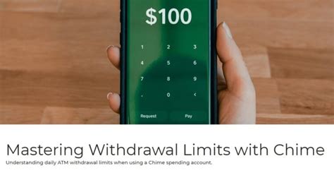 Chime daily withdrawal limit. The federal rule limiting 'convenient' savings account withdrawals to six per month was abolished in 2020. Banks continuing to enforce such limits or to charge extra for additional withdrawals are ... 