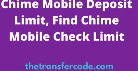 Chime mobile deposit limit. Things To Know About Chime mobile deposit limit. 