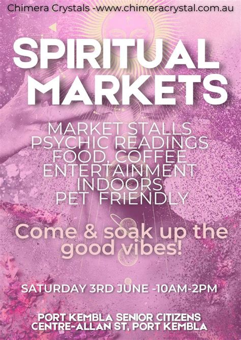 Chimera Crystals hosts second Port Kembla spiritual markets