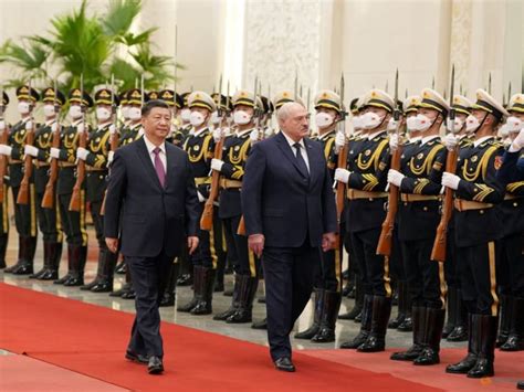 China’s Xi welcomes President Alexander Lukashenko of Belarus to Beijing