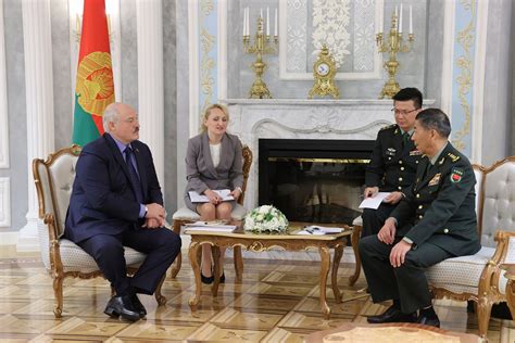 China’s defense minister promises to boost cooperation with Russian ally Belarus