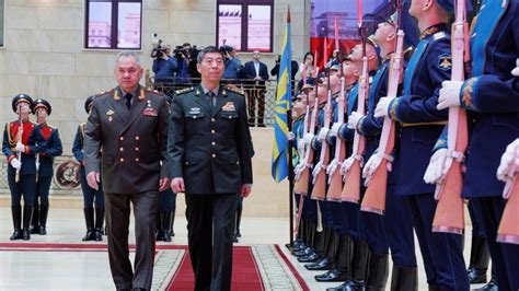 China’s military chief vows to bolster ties with Russia