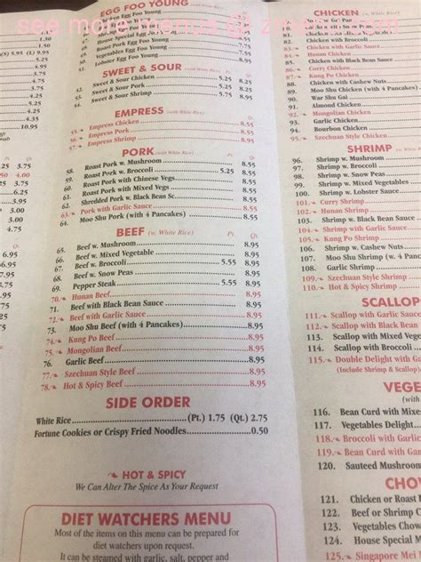 CHINA ONE. Menu; Reviews & Vote Photos; Interview; Map; 10330 Airline Hwy, Baton Rouge, LA, 70816-4003. Phone: 225-293-2007 ... Show Chinese Menu Name. Full Menu. SPECIAL COMBINATION PLATES. Bigger Portion Box w. Pork Fried Rice and an Egg Roll. $10.25 +