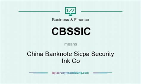 China Banknote Sicpa Security Ink Co Ltd - Company …