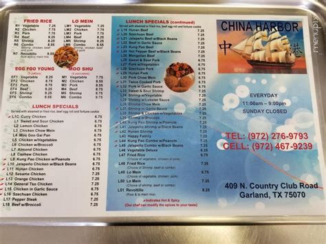 China Harbor Restaurant Company Profile Garland, TX