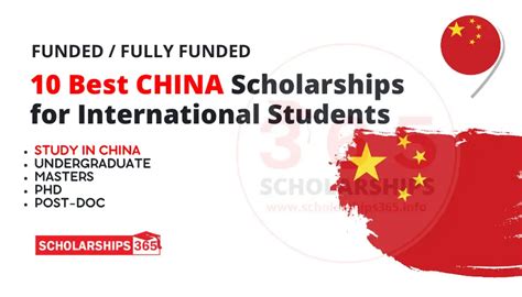 China Scholarships For Studying In China: 100000+ Yuan - SACBU