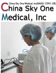 China Sky One Medical, Inc. Announces Tianlong …