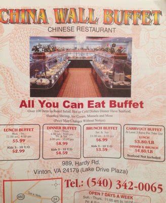 China Wall - Vinton, VA - yelp.ca