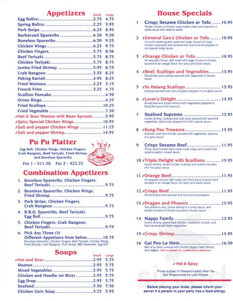 China chopsticks inc. menu. Click on the menu options above to open the pdf to your right. For your convenience, we accept ALL major credit cards We Deliver To Quincy, East Milton, and East Braintree 