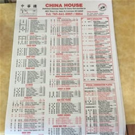 Restaurant menu, map for China House located in 66049, Lawrence KS, 4821 W 6th St. Find menus. Kansas; Lawrence; China House; China House (785) 841-8885.. 