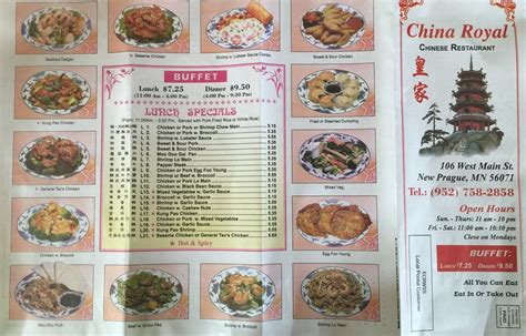 China Royal, New Prague: See 6 unbiased reviews of China Royal, rated 3.5 of 5 on Tripadvisor and ranked #11 of 22 restaurants in New Prague.. 