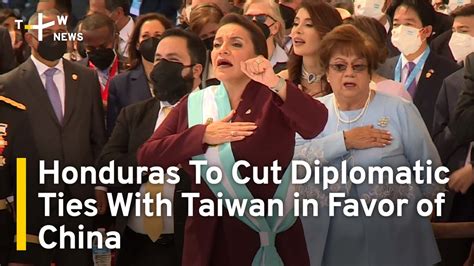 China says Honduras cuts diplomatic ties with Taiwan