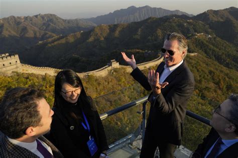 China says it wants to bolster climate cooperation with US as California Gov. Newsom visits Beijing