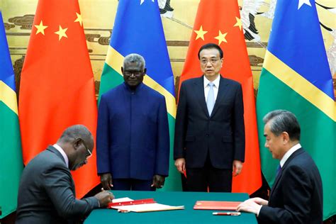 China signs pact with Solomon Islands to boost cooperation on ‘law enforcement and security matters’