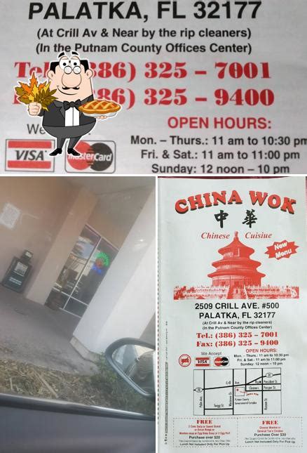 China Wok located at 2509 Crill Ave #500, Palatka, FL 32177 - reviews, ratings, hours, phone number, directions, and more.. 